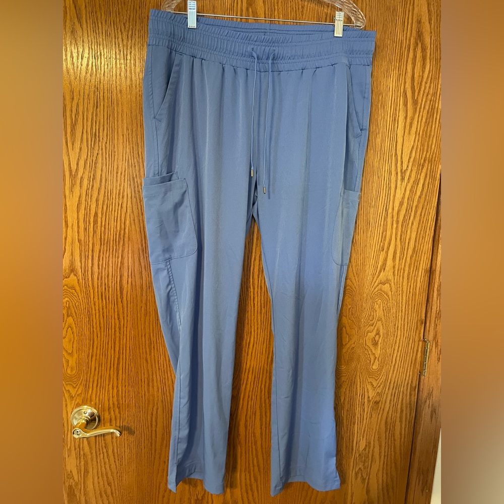 Beyond scrubs dream comfort scrub pants blue XL